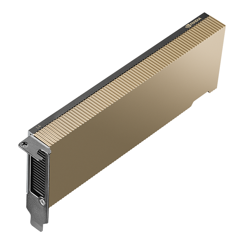 NVIDIA L4 Tensor Core GPU top-left view