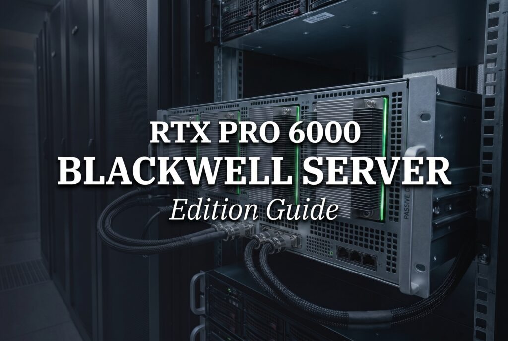 RTX PRO 6000 Blackwell Server Edition guide cover