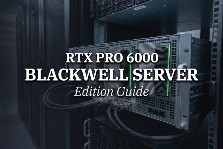 RTX PRO 6000 Blackwell Server Edition guide cover
