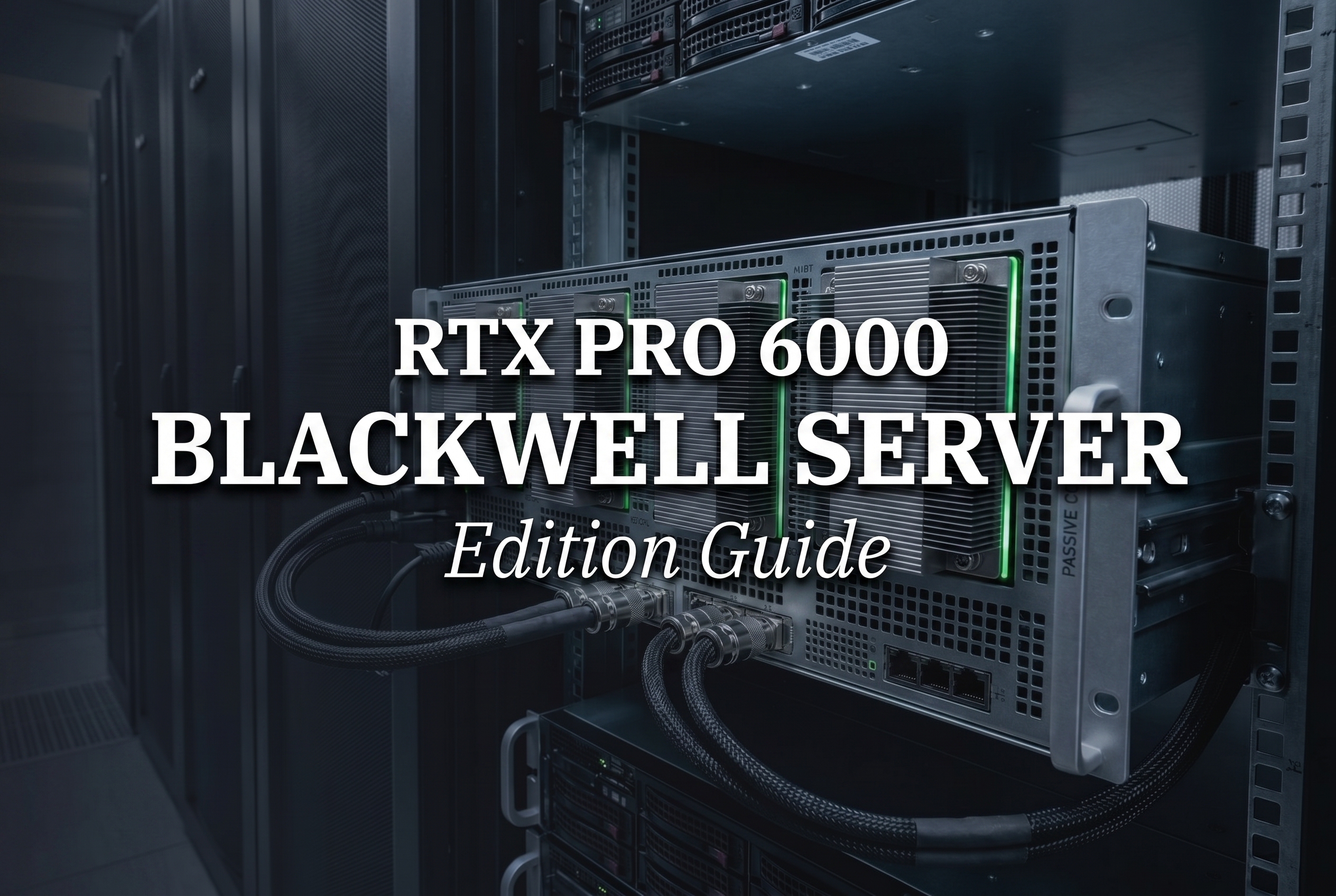 RTX PRO 6000 Blackwell Server Edition guide cover